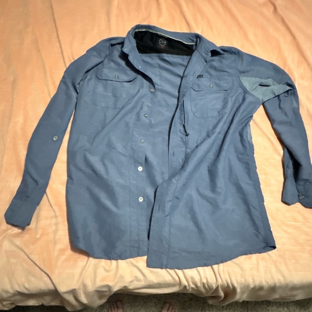 Wrangler Men's Light Blue Shirt